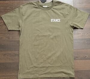 Stance T Shirt “Saddleback” Men’s Medium M - Army Green - New With Tags